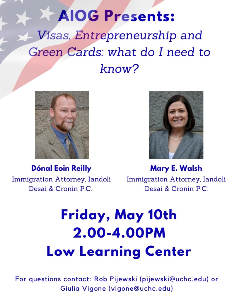 visas, entrepreneurship, and green card information session